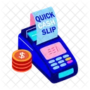 Cash Slip Pos Machine Icon