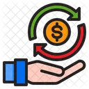 Cash Transfer Pay Cash Icon