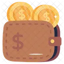 Money Wallet Cash Wallet Billfold Icon