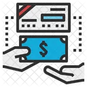 Cash Check Receive Icon
