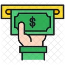 Atm Cash Hand Icon
