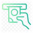 Cash Withdrawal Self Service Business And Finance Icon
