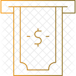 현금 인출  아이콘