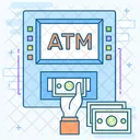 Cash Withdrawal Atm Withdrawal Money Withdrawal Icon