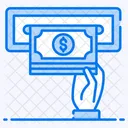 Cash Withdrawal Atm Withdrawal Transaction Icon