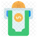 Cash Withdrawal Atm Transaction Money Withdrawal Icon