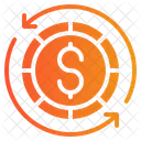 Cashback Coin Refund Icon