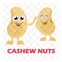 Cashew nuts character  Icon