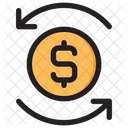 Cashflow Geldfluss Geldzufluss Symbol