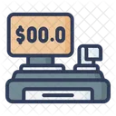 Cashier Cash Register Invoice Machine Icon