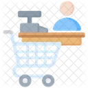 Cashier Clerk Merchant Icon