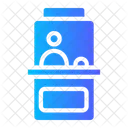 Cashier Commerce And Shopping Booth Icon