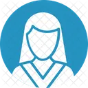 Cashier Manager Female Worker Icon