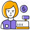 Cashier Retail Customer Icon