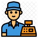 Cashier Clerk Avatar Icon