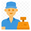 Cashier Clerk Avatar Icon