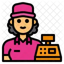 Cashier Clerk Avatar Icon