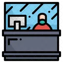 Cashier New Normality Supermarket Icon