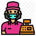 Cashier Clerk Occupation Icon