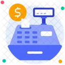 Cashier Machine Counter Icon
