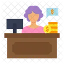 Accountant Auditor Backer Icon