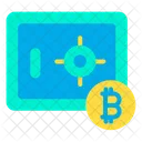 Serrure Coffre Fort Casier Bitcoin Icon