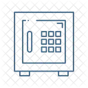Casier Numerique Coffre Fort Icône