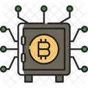 Casillero de bitcoins  Icono