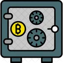 Casillero de bitcoins  Icono