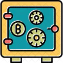 Casillero de bitcoins  Icono