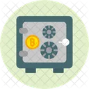 Casillero de bitcoins  Icono