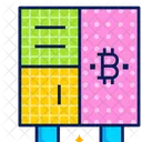 Casillero de bitcoins  Icono