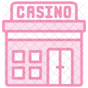 Casino Duotone Line Icon Icon
