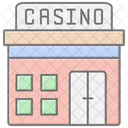 Casino Lineal Color Icon Icon