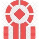 Casino Chip Gambling Icon