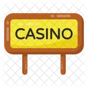 Casino Banner Casino Board Casino Sign Icon