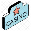 Casino Board Roadboard Signboard Icon