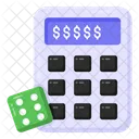 Game Calculation Casino Calculation Dice Game Icon