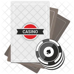 Casino Card And Chips  Icon