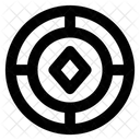 Bet Chip Casino Coin Gambling Icon