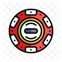 Chip Game Casino Icon