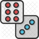 Dice Cube Domino Icon