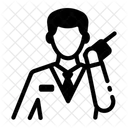 Casino Guard Bouncer Security Icon