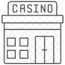 Casino Thinline Icon Icon