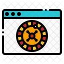 Casino Roulette Gambling Poker Icon