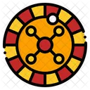 Casino Roulette Gambling Poker Icon