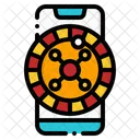 Casino Roulette Gambling Poker Icon