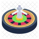 Gambling Casino Roulette Wheel Icon