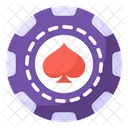 Casino Coin Casino Spade Chip Poker Chip Icon