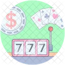 Casino-Spielautomat  Symbol